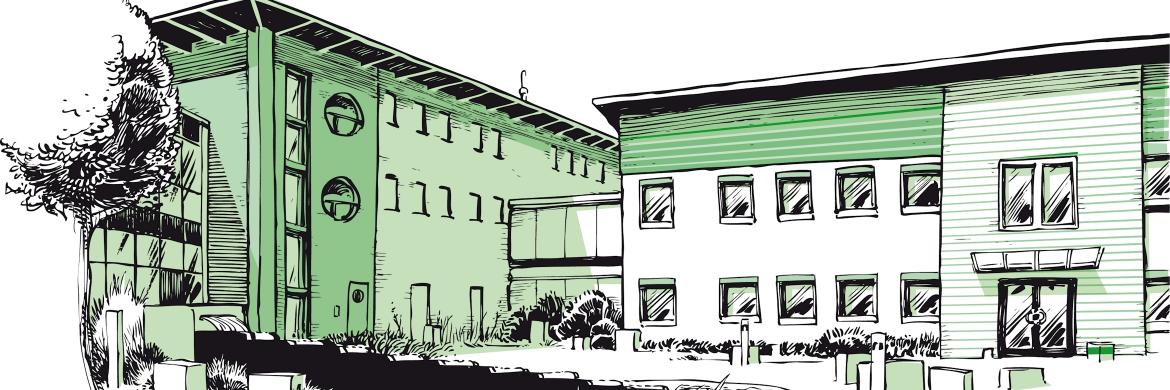 Haus grün